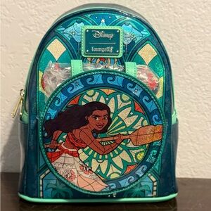 Loungefly Moana Stained Glass Mini Backpack